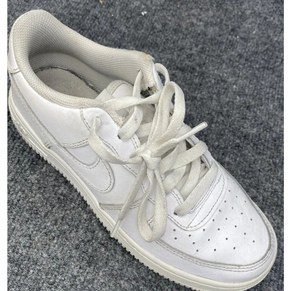 Nike Air Force 1 LE Low Triple White Shoes DH2920-111 Kids Youth 5.5Y Womens 7